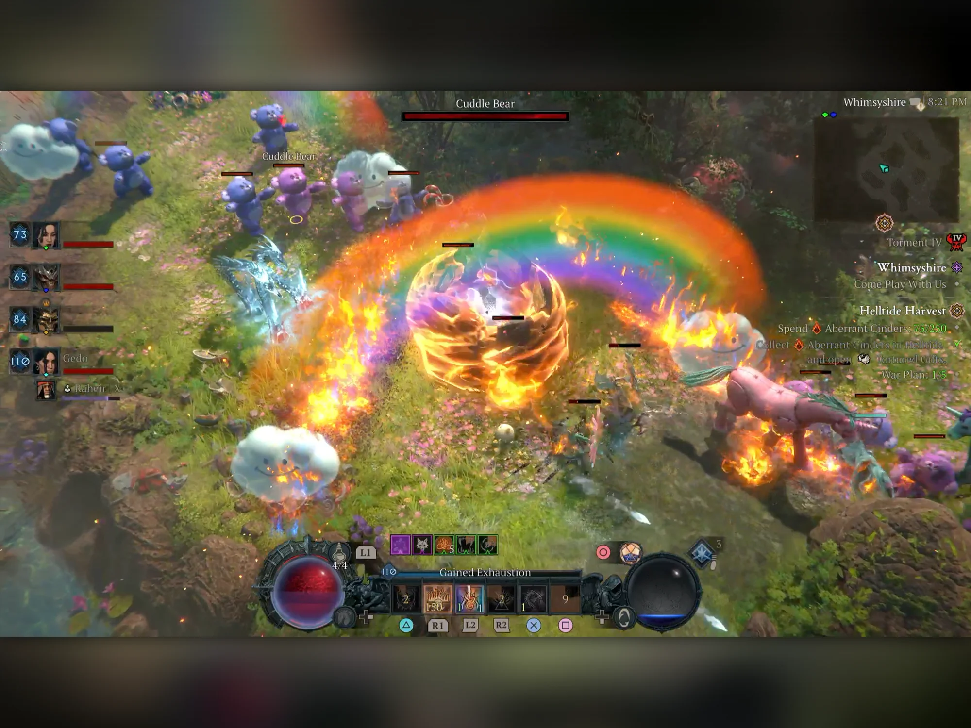 Rainbow over Whimsyshire, Diablo IV, September 2026